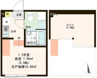 Lily Rise【2階】の間取り