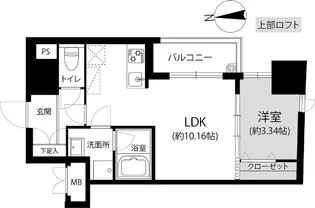 MGH大濠パーク【10階】の間取り