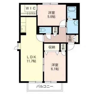 シモ弐番館【1階】の間取り