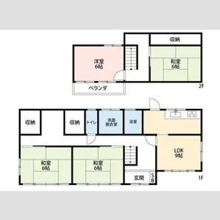 静岡県浜松市中央区舘山寺町【一戸建】の間取り