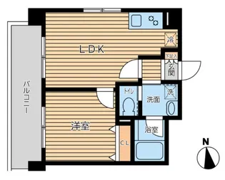 オーキッドレジデンス三ノ輪II【5階】の間取り