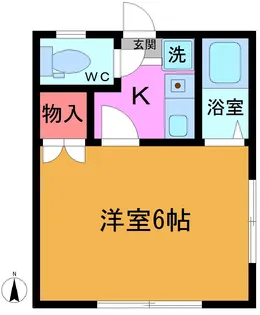 イオチハイツ6号棟【2階】の間取り
