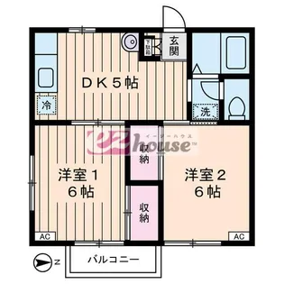 東京都杉並区阿佐谷北6【アパート】の間取り