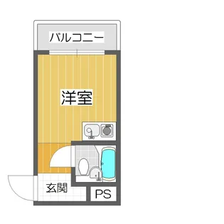 アリーヴェデルチ小阪【4階】の間取り