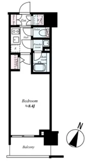 フュージョナル王子HY’s【4階】の間取り