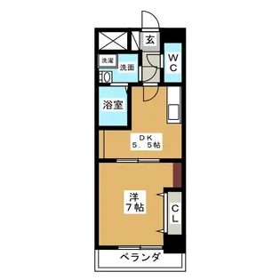 Deux mille un【2階】の間取り