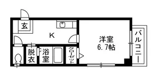 Y’S SQUARE【1階】の間取り
