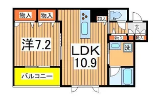 コルマル【2階】の間取り