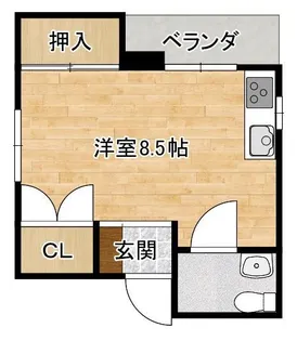 コーポラス華【2階】の間取り