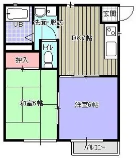 センチュリー195【2階】の間取り