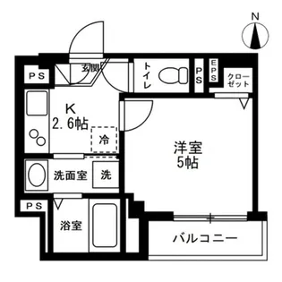 ロージィ赤羽【3階】の間取り