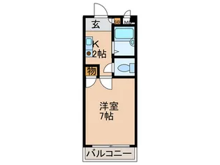 マンションスイ-ダ-【5階】の間取り