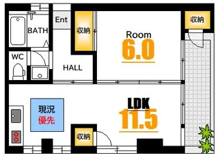 ラヴェール西川口【2階】の間取り