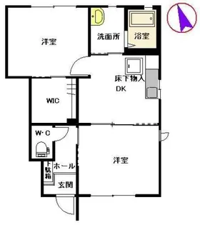 サンク・ブランシェ C棟【2階】の間取り