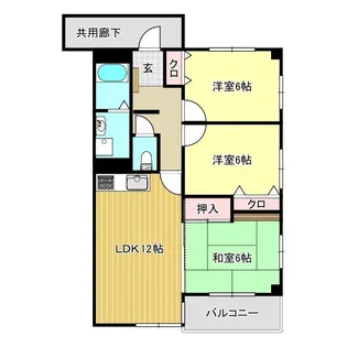 KO-UN【2階】の間取り