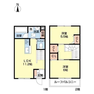 Villa de Grace A棟の間取り