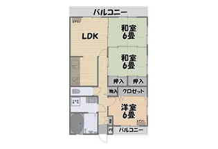 セドール豊永【1階】の間取り