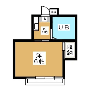 ハイツシャロン【2階】の間取り