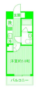 SHOKEN Residence横浜天王町【6階】の間取り