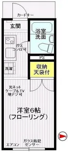 セントラルコーポW館【2階】の間取り
