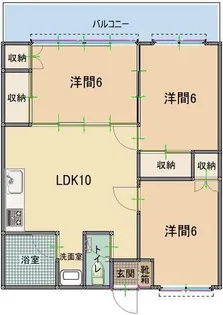 メゾンYOSHINAGA【5階】の間取り
