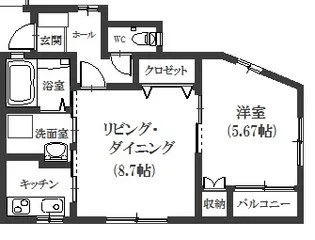 Green Leaf【2階】の間取り