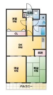 橋本大河原ビル【3階】の間取り