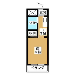 レイク サイド カトウ【1階】の間取り