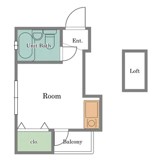 メゾンアライ中野3号【3階】の間取り