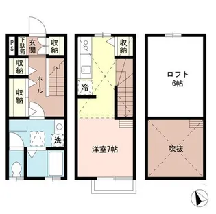 フレンテ・バジェ【1階】の間取り