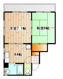 ライジングビルヨシザキ【5階】の間取り