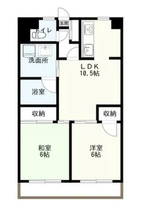 ラ・シェーヌハイツ【3階】の間取り