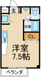 ラヴィスタ友呂岐【2階】の間取り