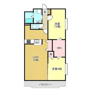 アットスマイルA【3階】の間取り