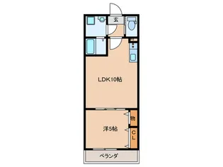 アトランティス入間【3階】の間取り