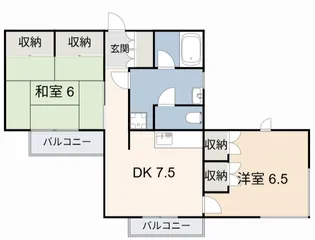 アートヴィラ【4階】の間取り