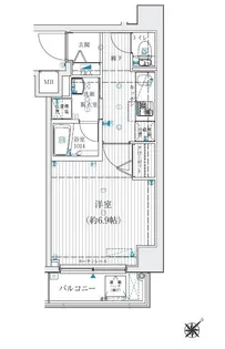 リライア吉野町【2階】の間取り