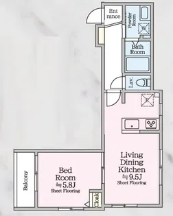 COLINA ALTA【2階】の間取り