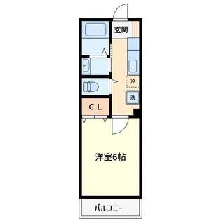 グリシーヌII【1階】の間取り