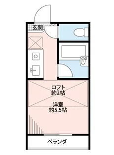 パンシオンつきみ野【2階】の間取り