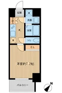 PrimalMachida【11階】の間取り