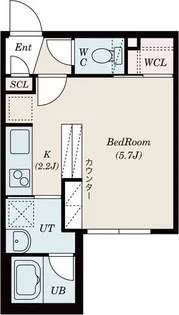 アストラリス本郷通【1階】の間取り