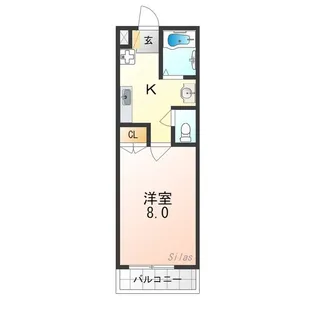 龍安寺コープ【2階】の間取り