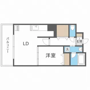 JP noie 円山表参道【9階】の間取り