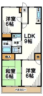 カーサエミネンス【1階】の間取り