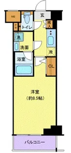 ジェノヴィア本羽田スカイガーデン【3階】の間取り
