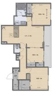 silenzioIII【1階】の間取り