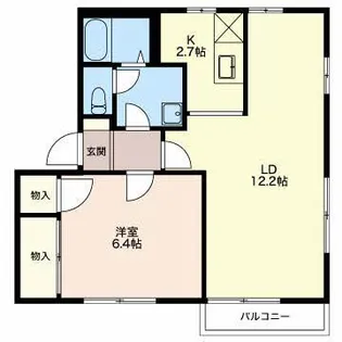 フレグランス梓【2階】の間取り