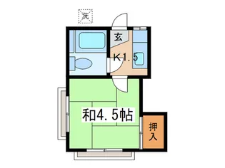 テラス中山【2階】の間取り