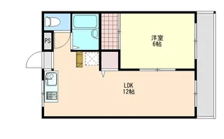 サンシャイン木場町【2階】の間取り